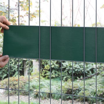 [en.casa] Privacyfolie voor hek vlechtband 35 m mosgroen mat, Tuin en Terras, Verzenden, Nieuw