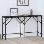 vidaXL Wandtafel Zwart Eiken 140 x 29 x 75 cm Bewerkt hout, Verzenden, Nieuw, 60 cm of meer