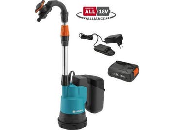 GARDENA Accu Waterpomp 2000/2 - Regentonpomp 18V P4A - 2000, Verzenden, Zo goed als nieuw