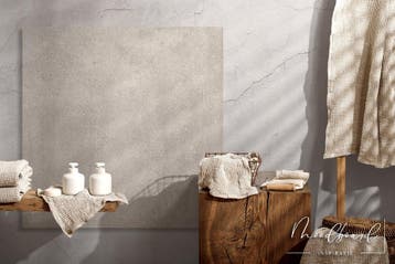 Vloertegel Rak Paleo Grey Grijs 80x80 (Vloeren), 60 cm of meer, Nieuw, Ophalen of Verzenden, 10 m² of meer