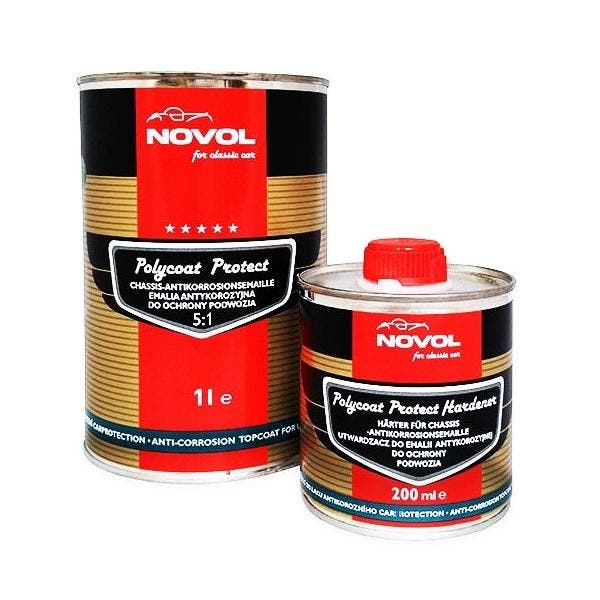 Polycoat Protect chassislak 5:1 - 1,2 liter - NOVOL for C..., Auto diversen, Autogereedschap, Nieuw, Verzenden