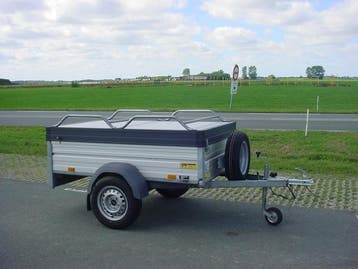 Saris bagagewagen afm. 184x112x50cm 750kg (ex-verhuur no.23), Ophalen, Gebruikt