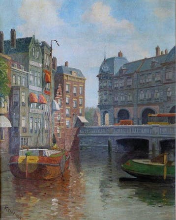 Cornelis Pieter Kruithof (1905-?) - Rotterdam plan C, Antiek en Kunst