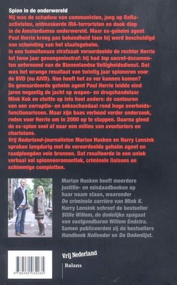 Spion in de onderwereld 9789460032035 Harry Lensink, Verzenden, Gelezen, Harry Lensink