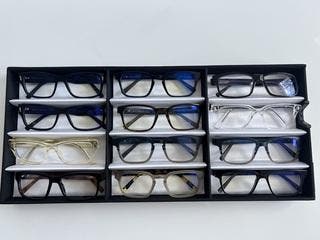 Ca. 12x Optische monturen, Tom Davies, in luxe opbergdoos, Nieuw