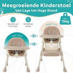 ComfyKidz 4 in 1 FlexiChair Rosé | Nieuw | Gratis verzonden, Verzenden, Nieuw, Meegroeistoel, Afneembaar eetblad