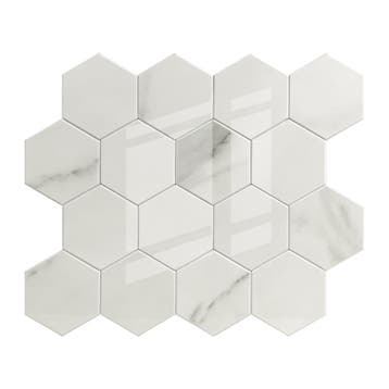 Zelfklevende Hexagon Morbido Bianco, Nieuw