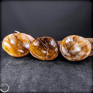 Golden Healer Kwarts Schalen Set – 3 stralende