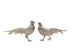 Figuur - Pair of Pheasant - .925 zilver
