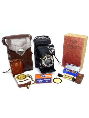 Zeiss Ikon Nettar 515/2 + Originalverpackung + Acc. |, Nieuw