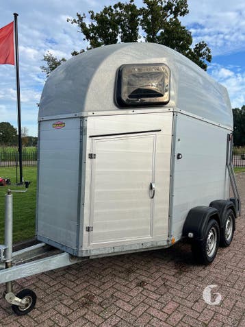 Prachtige vol-Alu Bockmann Champion 2 Paards! Met Zadelka..., Ophalen, Zo goed als nieuw, Aluminium, 2-paards trailer
