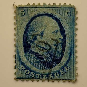 Koning Willem III [N.V.P.H. nr. 0004], Ophalen of Verzenden, Gestempeld
