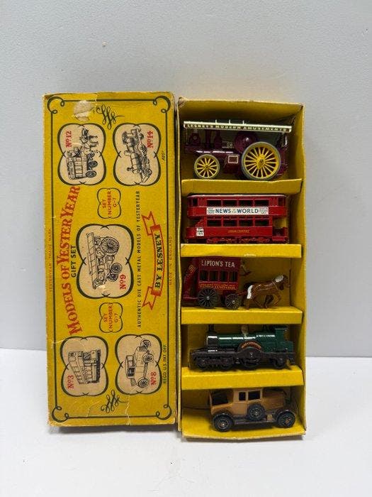 Matchbox - Modelauto - Models of Yesteryear - Cadeauset 7,, Hobby en Vrije tijd, Modelauto's | 1:5 tot 1:12