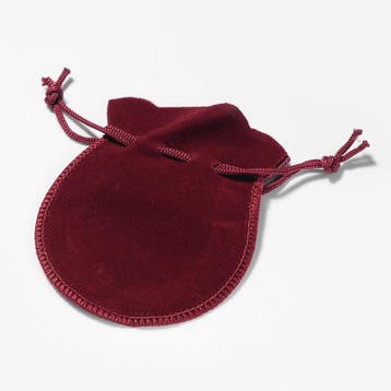10 x Luxe cadeau zakjes bordeaux rood met koordje 9 x 7cm..., Ophalen of Verzenden, Nieuw