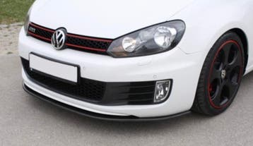 Volkswagen golf 6 GTI carbon voorlip splitter, Verzenden