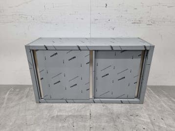 RVS Wandkast Kast Premium-line 2 Schuifdeuren 120 cm Horeca, Ophalen of Verzenden, Nieuw in verpakking