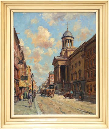 Hendrik Schaap (1878-1955), Kipstraat in Rotterdam