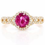 Zonder minimumprijs - Ring - 14 karaat Geel goud - 1.71ct., Sieraden, Tassen en Uiterlijk, Ringen, Nieuw