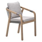 Garden Impressions Alora lounge dining stoel - grey sand, Tuin en Terras, Tuinsets en Loungesets, Verzenden, Nieuw