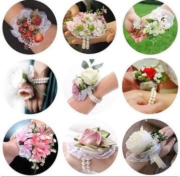 Corsage Polscorsage-armband Aline, Ophalen of Verzenden, Nieuw