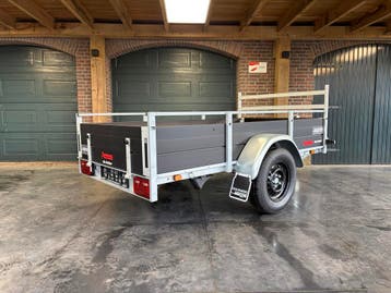 Anssems aluminium aanhanger geremd 251x130cm, Nieuw