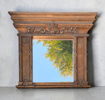 Wandspiegel- Toscaan - Hout