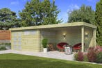 Woodlands Blokhut Modern Overkapping Dakisolatie, Nieuw