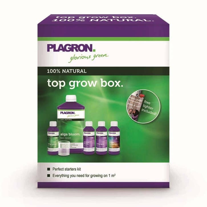 Plagron Top-Growbox 100% Natural Starterset, Tuin en Terras, Plantenvoeding, Ophalen of Verzenden