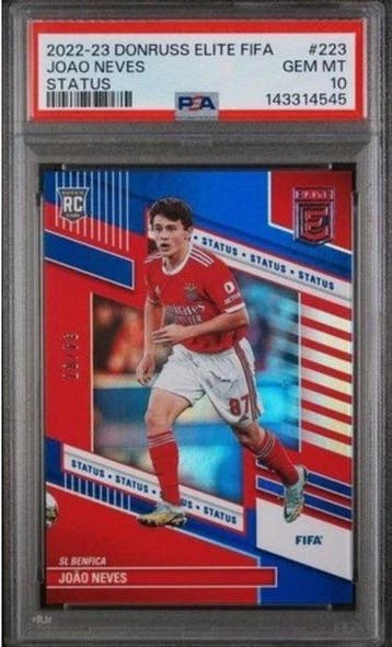 2022/23 Panini Donruss Elite FIFA Joao Neves Status /87, Nieuw
