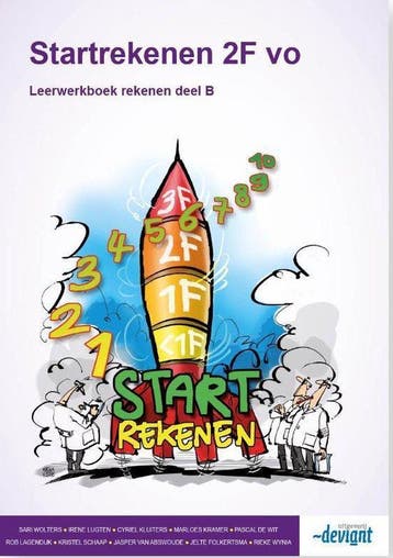 9789491699474 Startrekenen 2F vo Deel B rekenen Leerwerkboek, Verzenden, Zo goed als nieuw, Sari Wolters