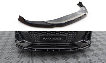 Voorspoiler V.2 Audi Q3 Sportback F3 Maxton Glans Zwart, Ophalen of Verzenden, Nieuw