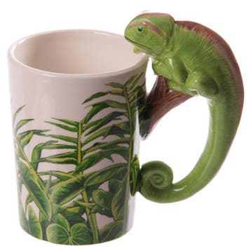 Keramiek mok Kameleon (Dieren, Mokken), Ophalen of Verzenden, Nieuw, Keramiek