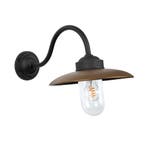 Solingen Stallamp Zwart Brons Buitenverlichting, Tuin en Terras, Verzenden, Wandlamp, 50 tot 250 watt, Nieuw