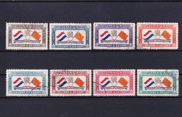 Curaçao 1941 - Prins Bernhardt-fonds - NVPH LP18/LP25, Gestempeld