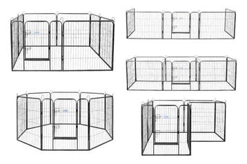 Hondenkennel | Hondenren | Puppyren | 8 panelen 80x95cm, Verzenden, Nieuw