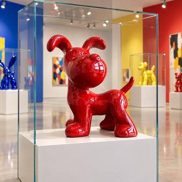 Art House - Figuur - vrolijk beeld***HOND FLAPPY