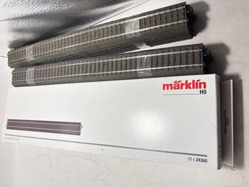 Märklin H0 - 24360 - Modeltreinsporen (20) - 20x extra lange, Nieuw