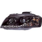 SK-Import Koplampen DRL Black Housing Audi A3, Auto-onderdelen, Verlichting, Ophalen of Verzenden, Nieuw, Audi