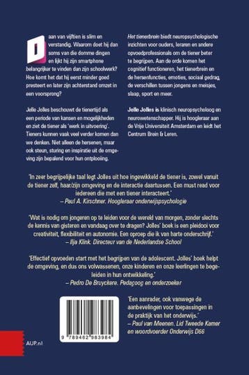 Het tienerbrein 9789462987470 Jelle Jolles, Boeken, Psychologie, Verzenden, Gelezen, Jelle Jolles