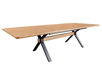 GIANT eettafel 180-300 cm, uitschuifbaar, natuurlijke, Ophalen of Verzenden, Nieuw