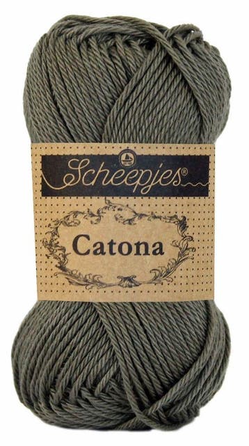 Scheepjes Catona 50 gram - 387 dark olive - Katoen Garen, Ophalen of Verzenden, Nieuw