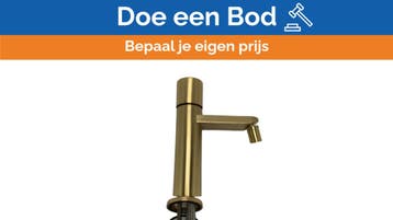 Bieden: Elka 4335-01 bidet mixer stylish gold, Ophalen of Verzenden, Nieuw, Kombuis en Sanitair, Zeilboot of Motorboot