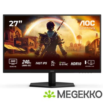 AOC Q27G42ZE 27  WQHD 240Hz IPS Gaming Monitor, Computers en Software, Verzenden, Nieuw, AOC