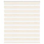 vidaXL Zebra rolgordijn 135x100 cm stofbreedte 130,9 cm, Verzenden, Nieuw, Beige