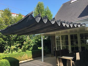 Schaduw producten tegen de zon !  CamoBob geeft hoge korting, Tuin en Terras, Schaduwdoeken, Verzenden, Nieuw