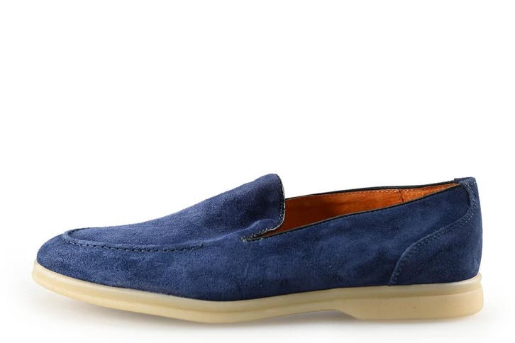 Reinhard Frans Loafers in maat 45 Blauw, Kleding | Heren, Schoenen, Blauw, Zo goed als nieuw, Loafers, Verzenden