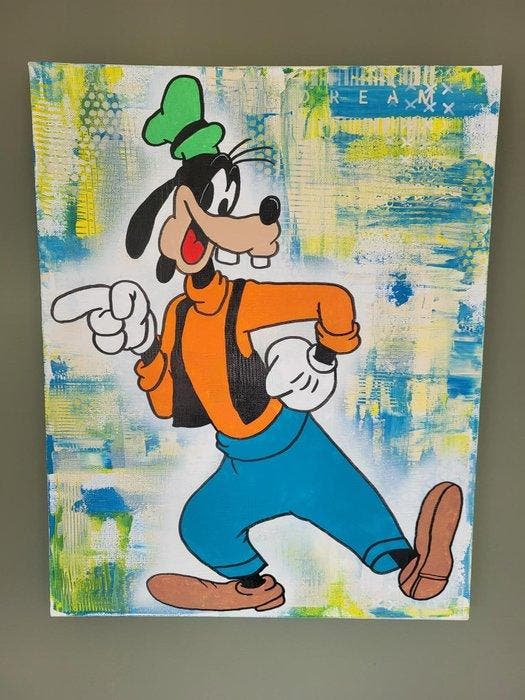 Melissa Stok - Dreamwalker _ Goofy, Antiek en Kunst, Kunst | Schilderijen | Modern