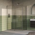 Brauer Stellar - Douchecabine met Draaideur - Helder Glas -, Doe-het-zelf en Verbouw, Sanitair, Ophalen of Verzenden, Nieuw, Rvs