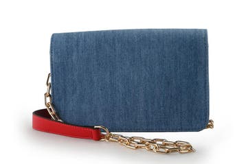 Roberto Festa Clutch Blauw, Verzenden, Zo goed als nieuw, Blauw