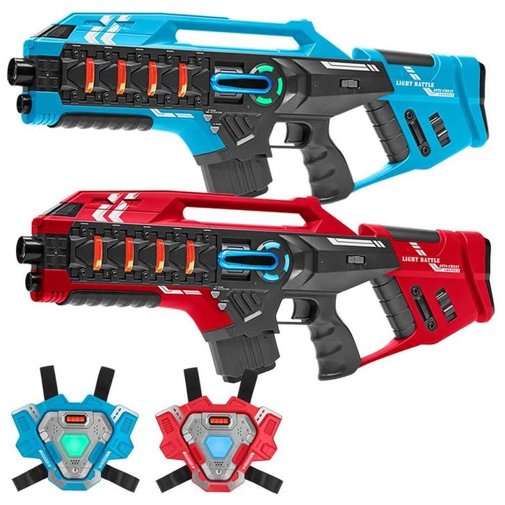Light Battle Connect Mega Blaster set - 2 Laserguns (rood, Kinderen en Baby's, Speelgoed | Buiten | Actiespeelgoed, Nieuw, Ophalen of Verzenden